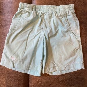 Columbia PFG swim trunks, mint green, size 8